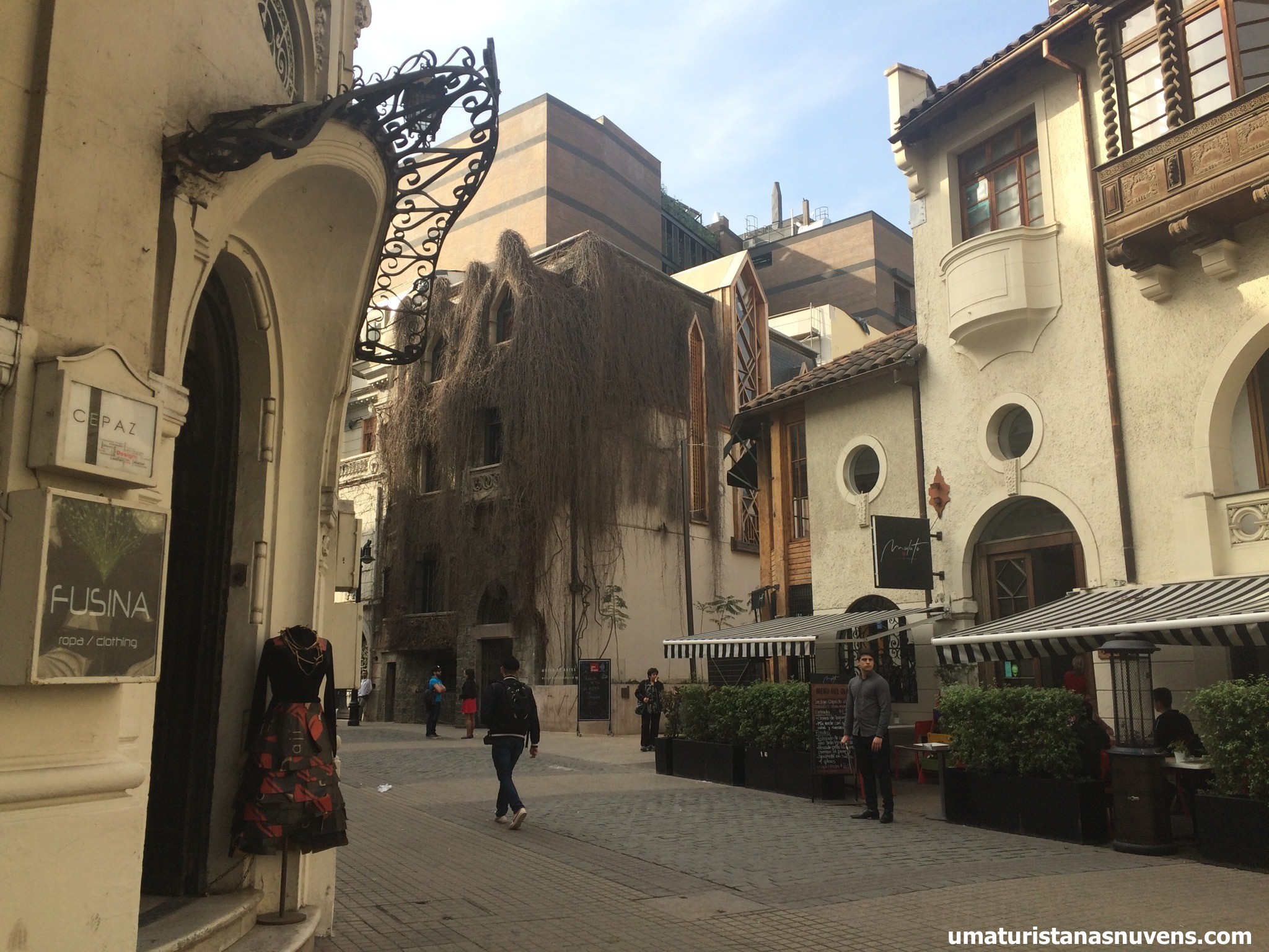 bairro lastarria em Santiago
