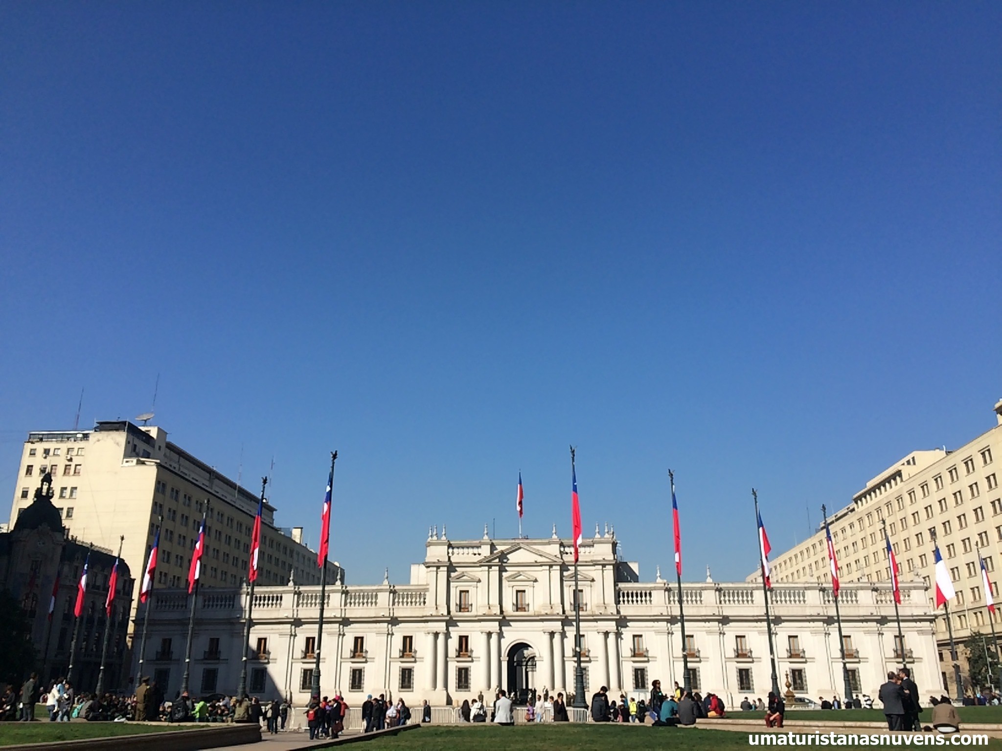 Palácio la Moneda em Santiado do Chile