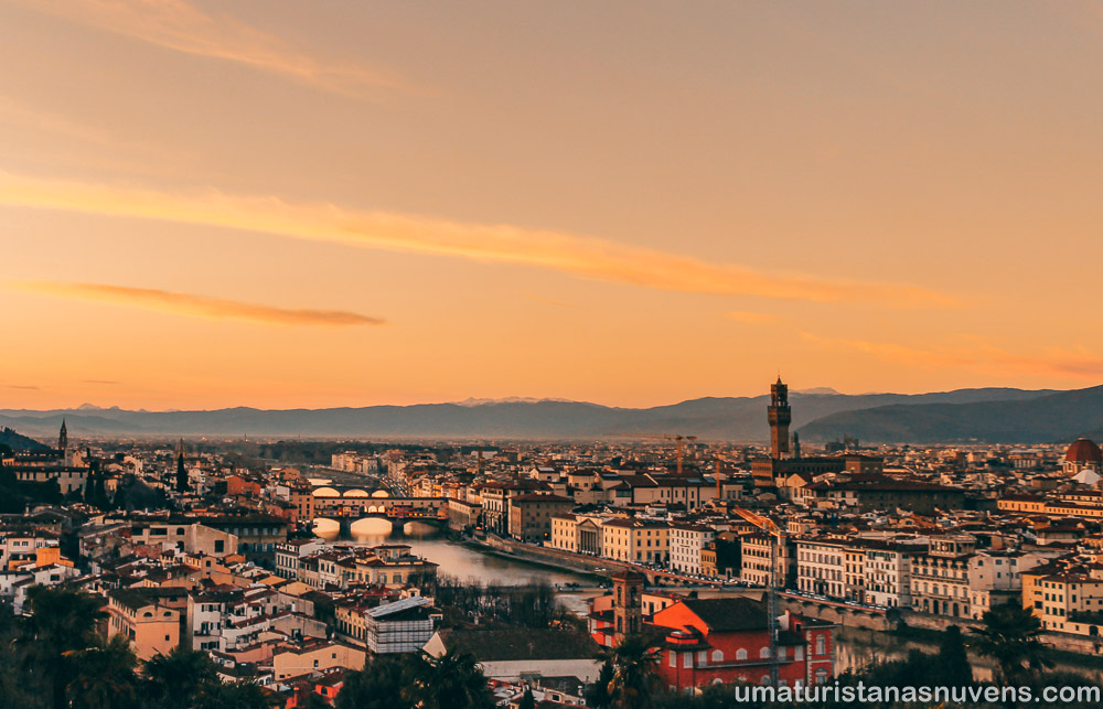 Praça Michelangelo em Florença