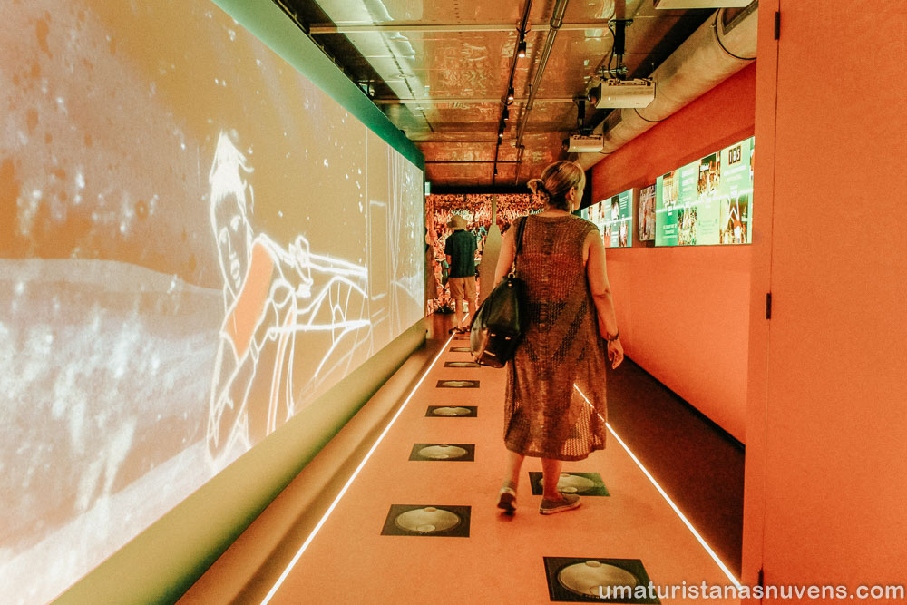 Heineken Experience em Amsterdam - interatividade
