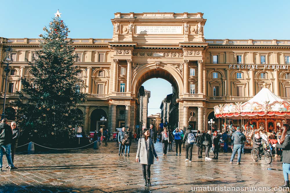 O que fazer em Florença - Praça da República
