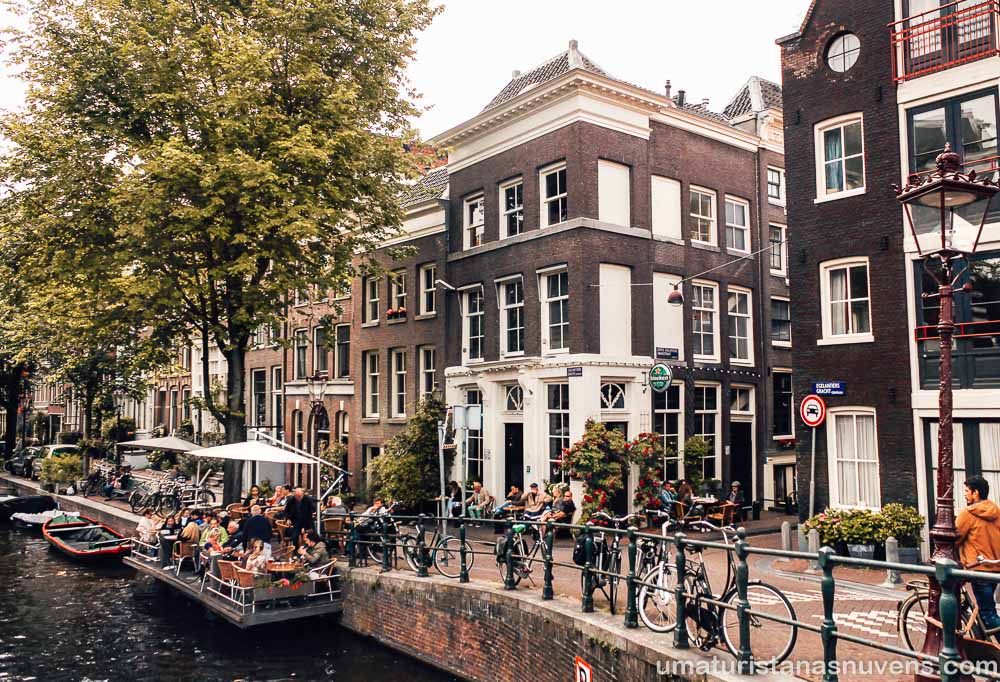 Cafe ‘t Smalle no bairro Jordaan em Amsterdam