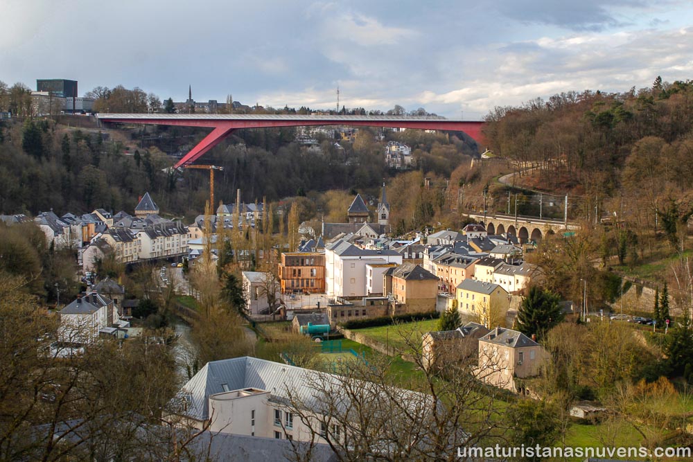 Motivos para visitar a Cidade de Luxemburgo - Grã-duquesa Charlotte Bridge