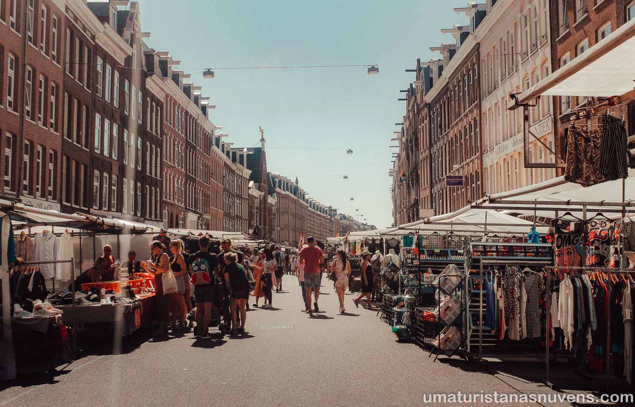 Atrações gratuitas em Amsterdam - Feira Albert Cuyp