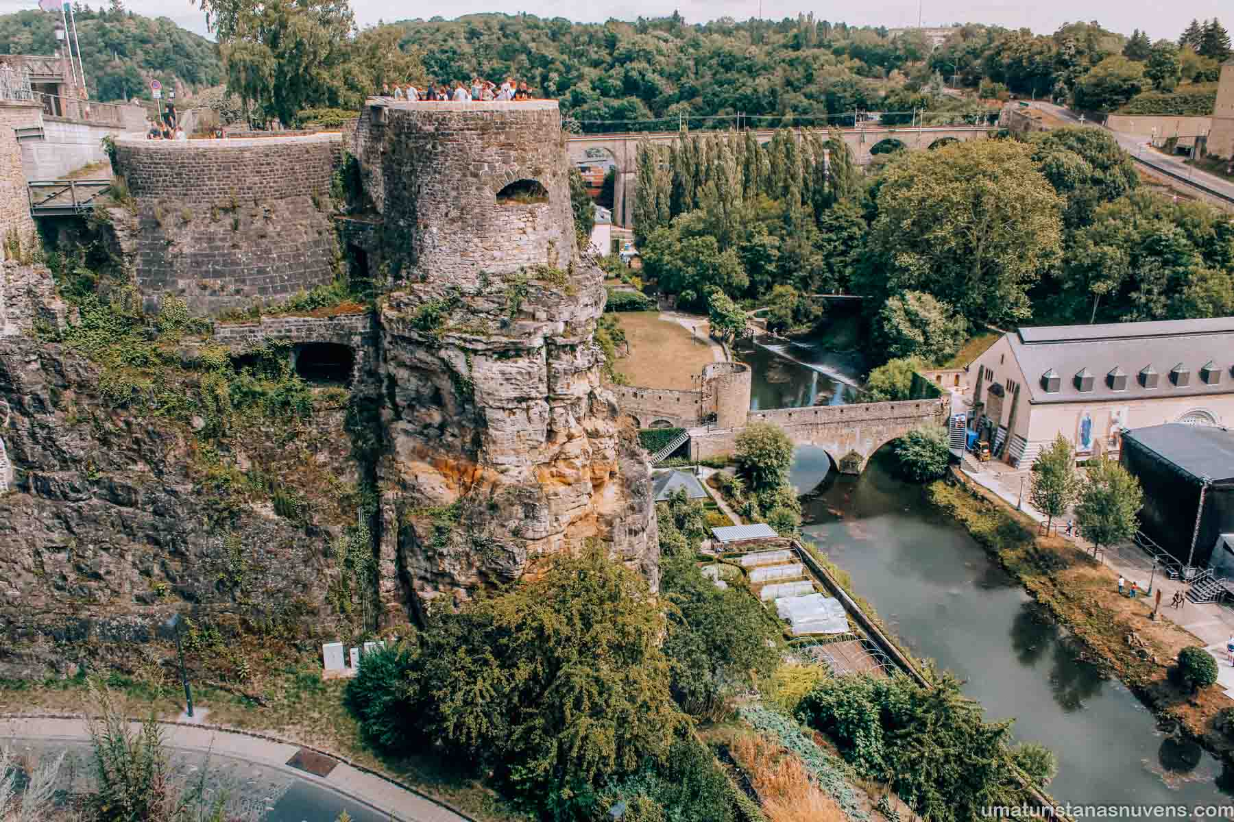O melhor de Luxemburgo em 1 dia - o que fazer - casamatas de Bock